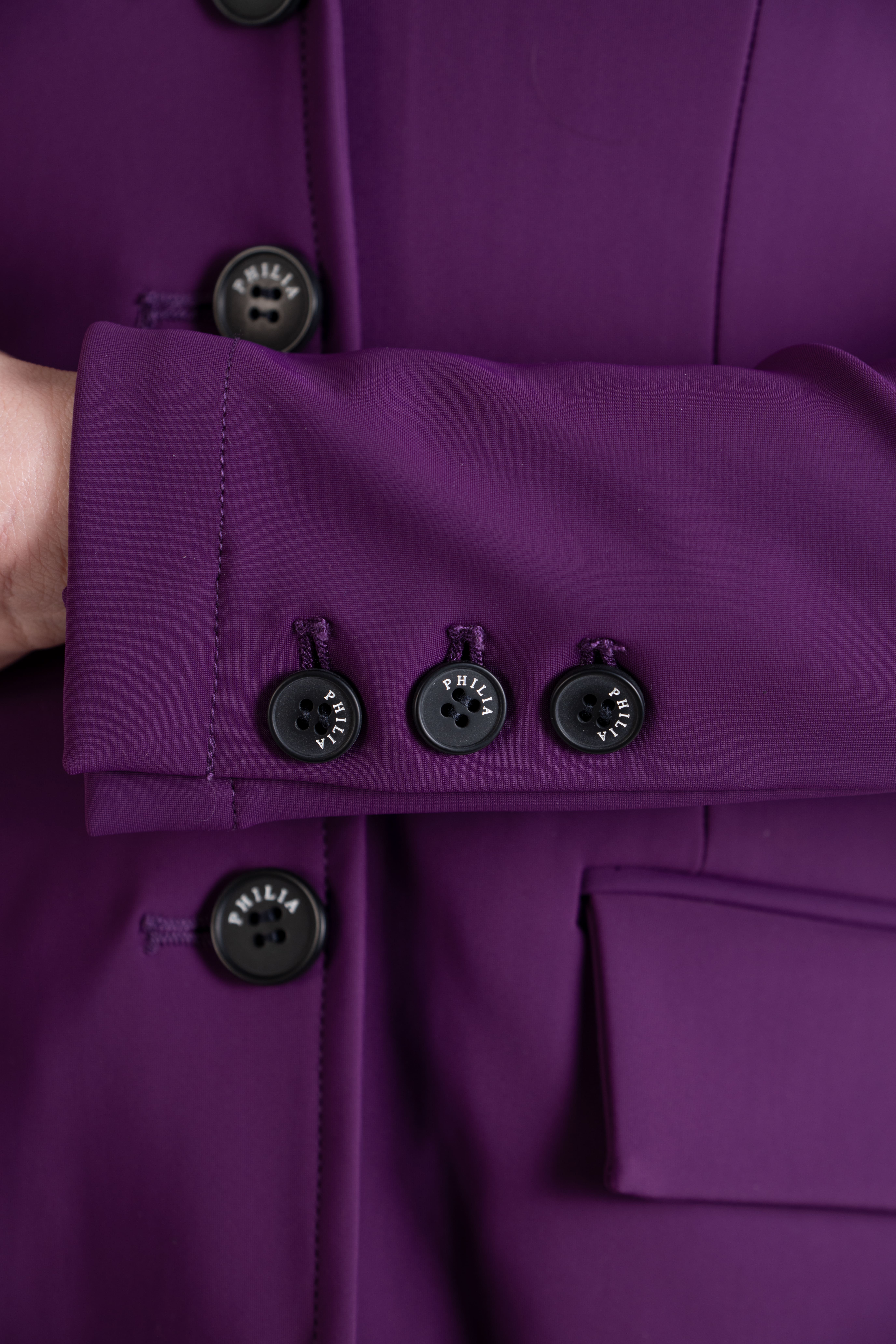 Giacca da competizione modello "Betta" - Dark purple