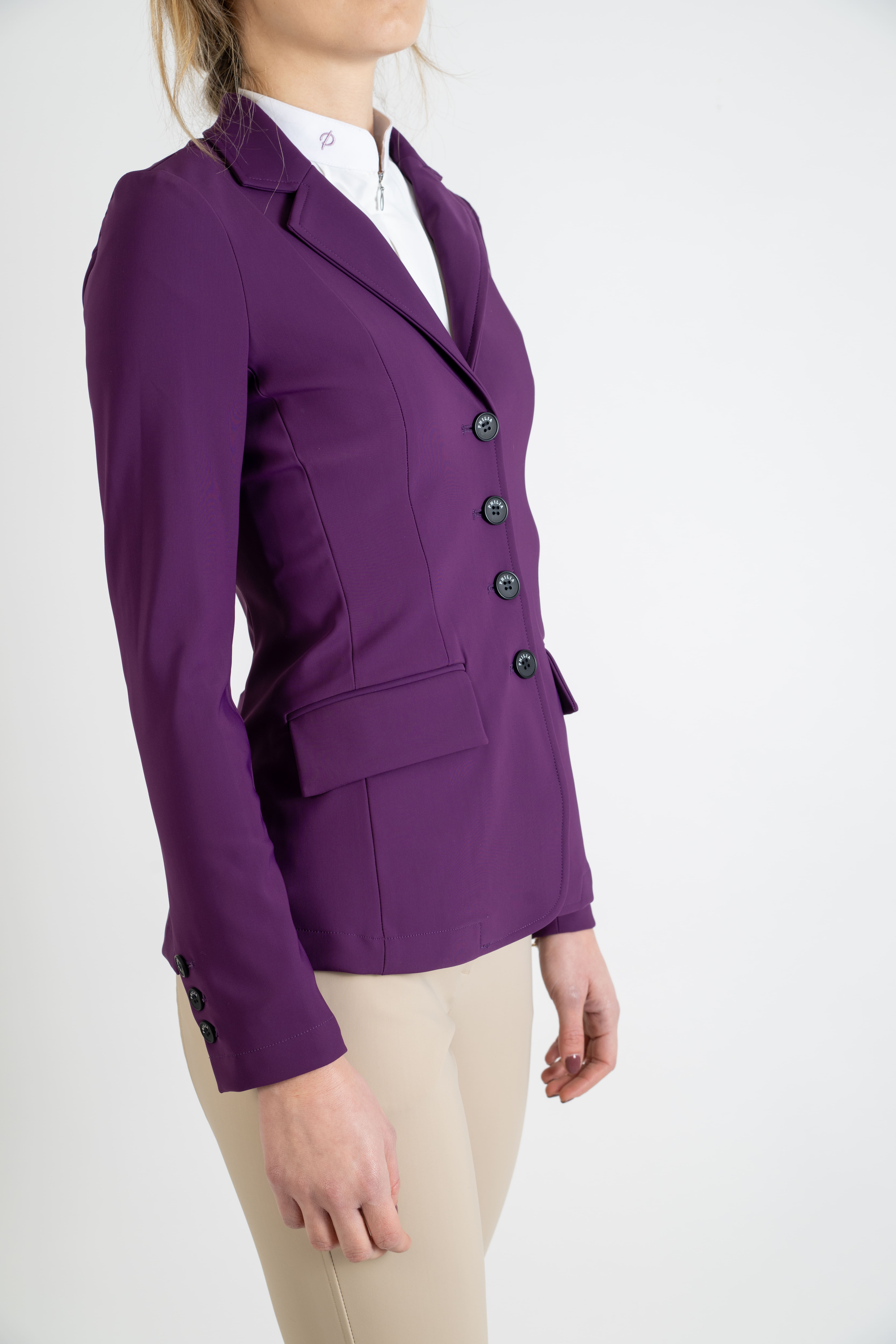 Giacca da competizione modello "Betta" - Dark purple