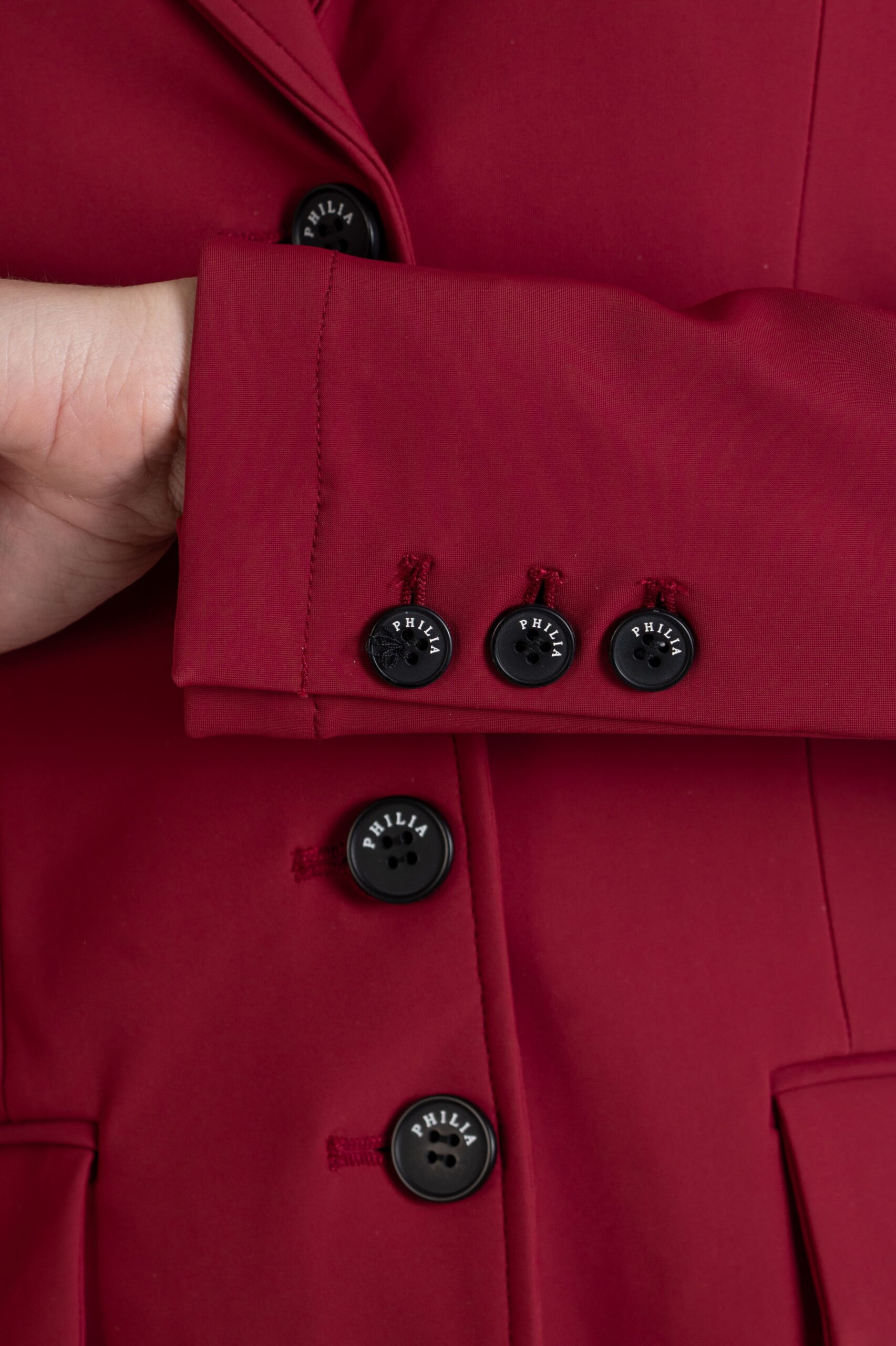 Giacca da competizione modello "Betta" - Bordeaux